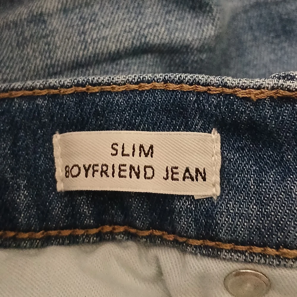 J Crew Jeans 25 Petite Slim Boyfriend Ankle Tuxedo Side Stripes Blue Denim